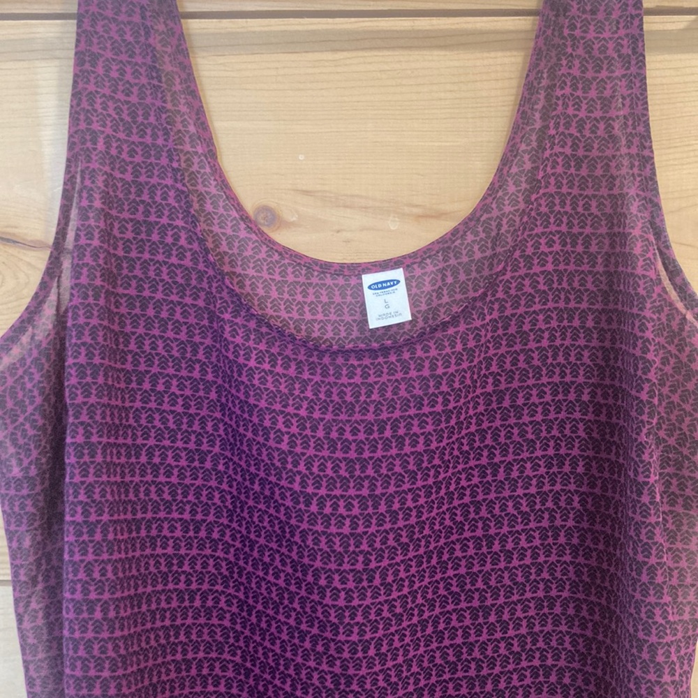 Sheer tank from Old Navy